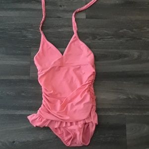 LULULEMON LARGE KIDS PINK SWIM SUIT